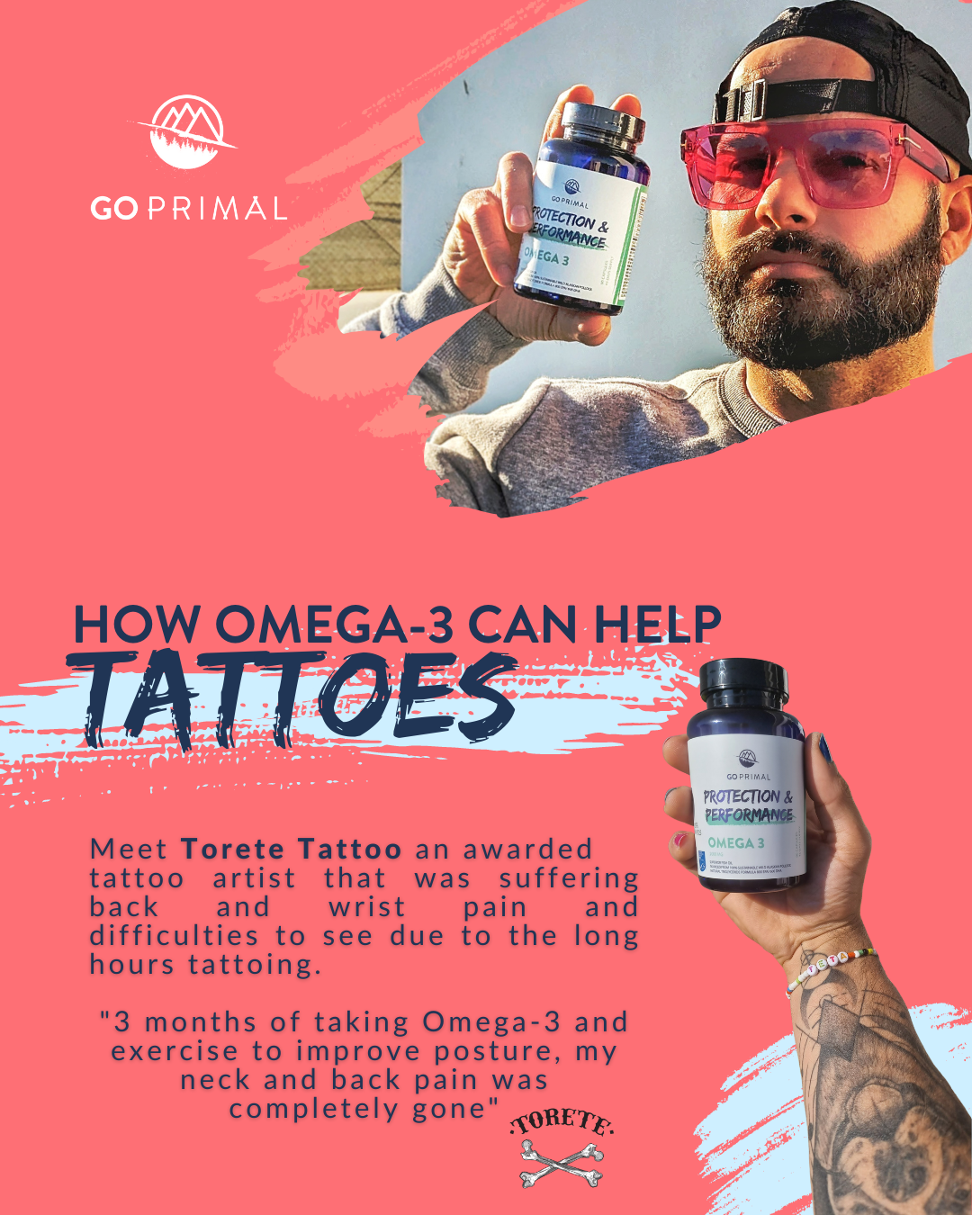 "How Omega-3 Can Improve Tattoo Health for Artists and Clients" – GO PRIMAL