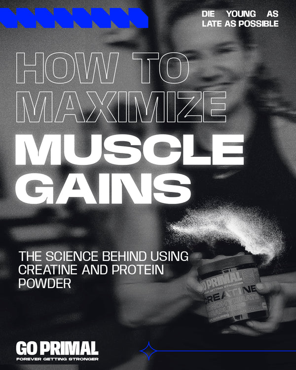 How to Maximize Muscle Gains. The science behind using creatine and protein powder