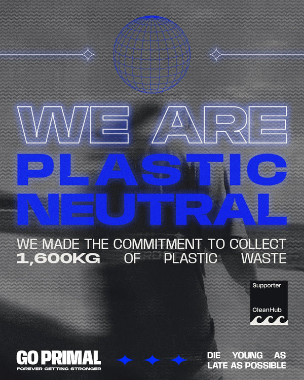 WE ARE PLASTIC NEUTRAL - GO PRIMAL