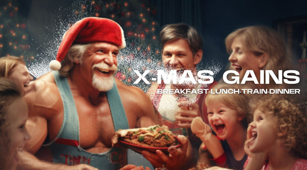 X-mas gains: breakfast, lunch, TRAIN, dinner - GO PRIMAL