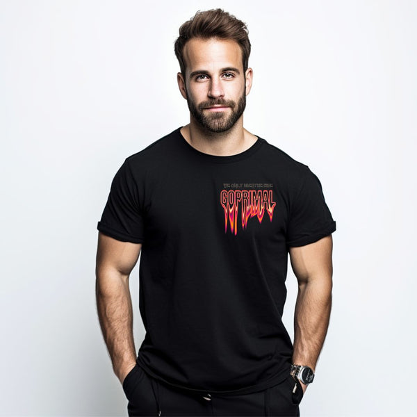 Organic & Oversize Unisex T-shirt GoPrimal Flaming