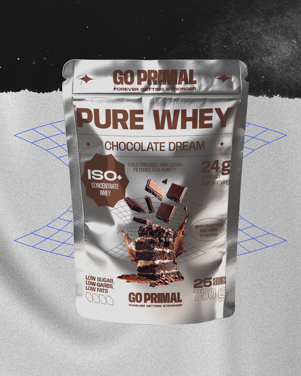 Pure Whey Protein · 70% ISO + 30% Concentrate