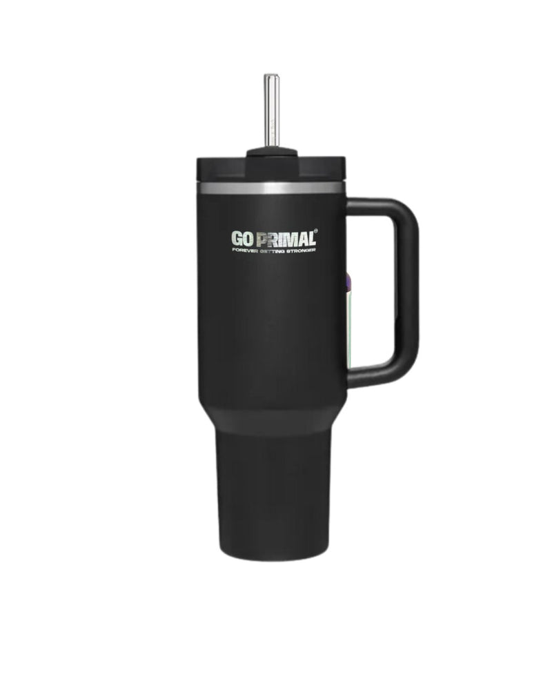 GO PRIMAL QUENCHER H20 TUMBLER. 1.18L / 40oz. Stainless Steel Shaker - GO PRIMALGO PRIMAL