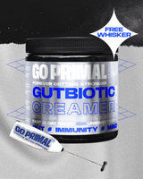 Gutbiotic Creamer - Pre and ProBiotic · Gut · Immunity · Mind - GO PRIMALSupplementGO PRIMAL