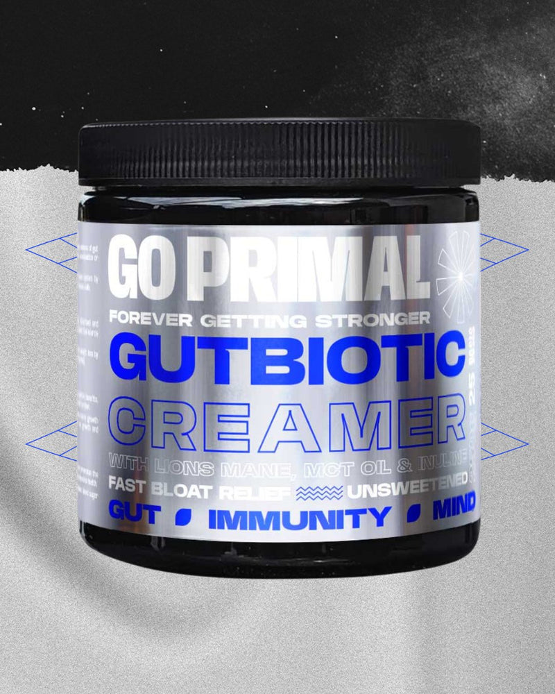 Gutbiotic Creamer - Pre and ProBiotic · Gut · Immunity · Mind - GO PRIMALSupplementGO PRIMAL