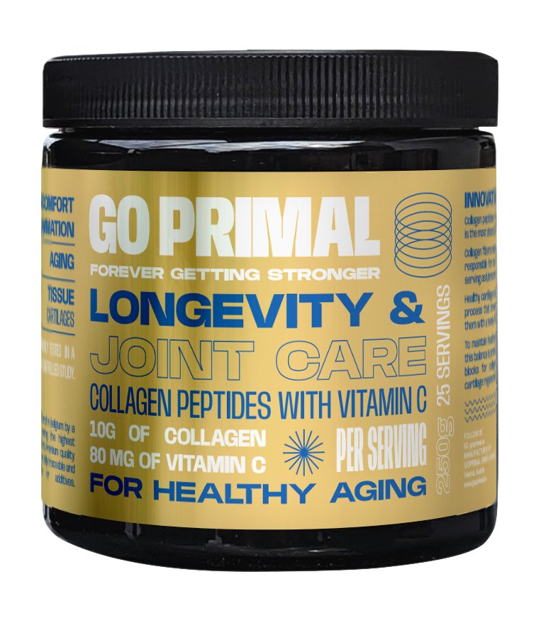 Longevity & Joints - Collagen Peptides w/ Vit.C - GO PRIMALSupplementGO PRIMAL