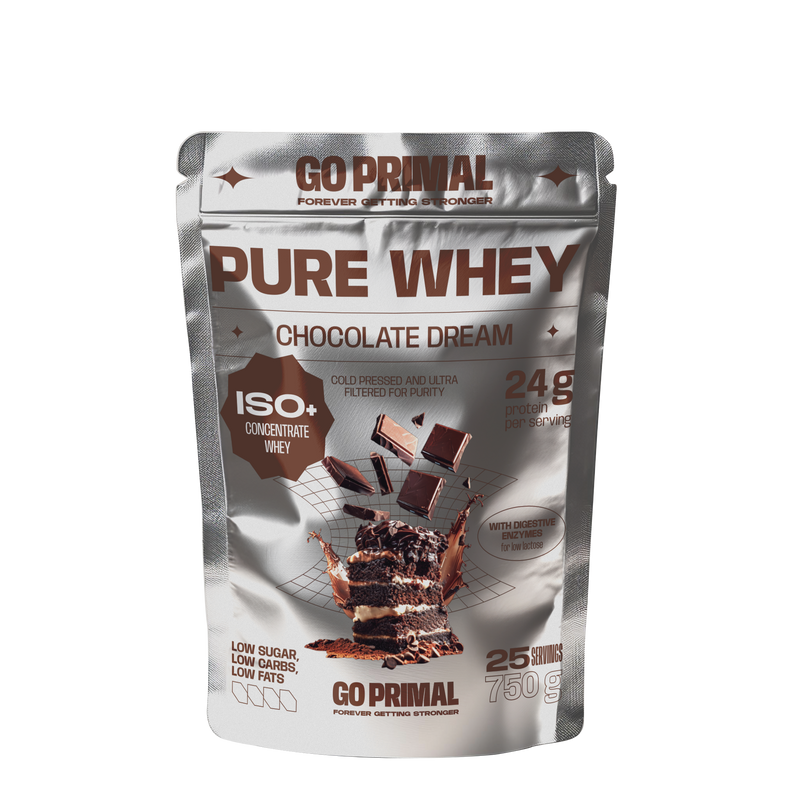 Proteína Pure Whey · 70% ISO + 30% Concentrada