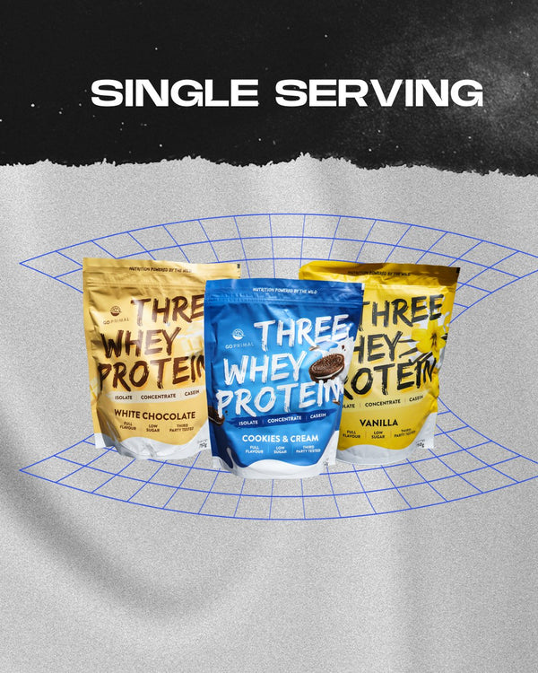 Single Serving Three Whey Protein - GO PRIMALSupplementGO PRIMAL