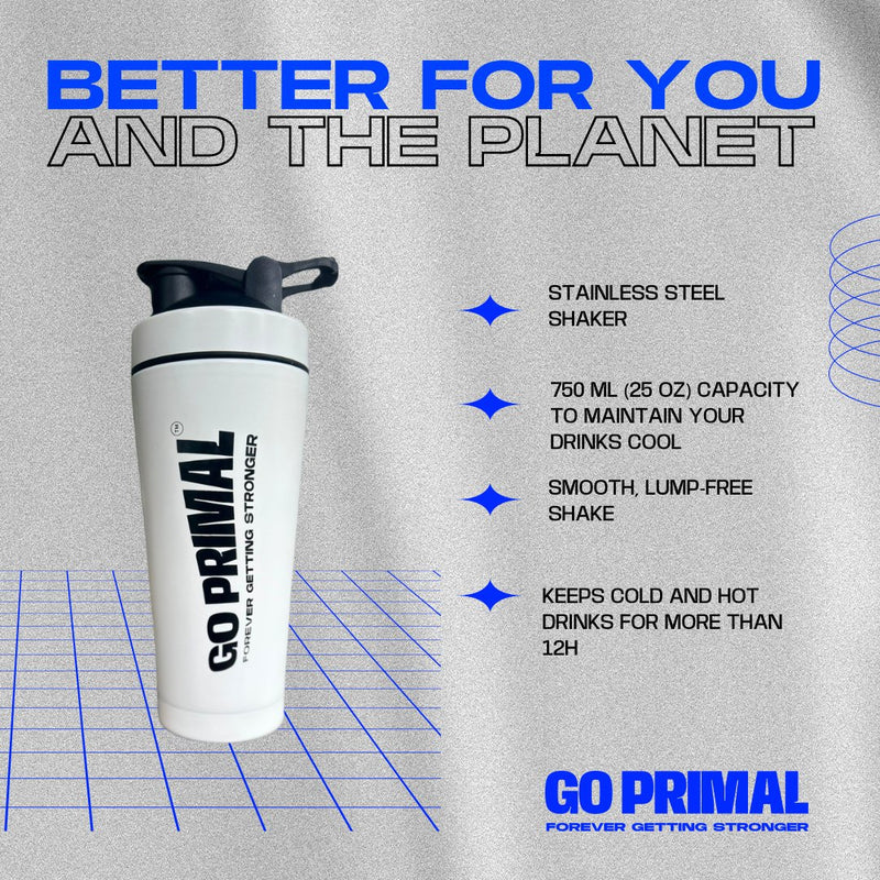 Stainless Steel Shaker - GO PRIMALGO PRIMAL