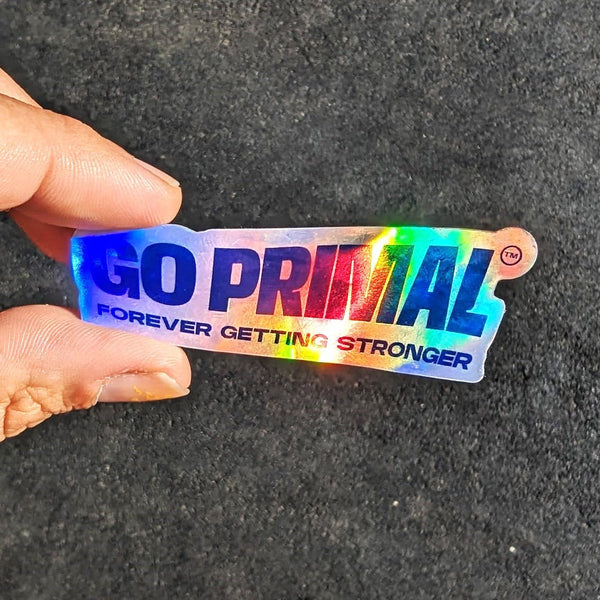 Sticker Holographic Logo - GO PRIMALGiftGO PRIMAL