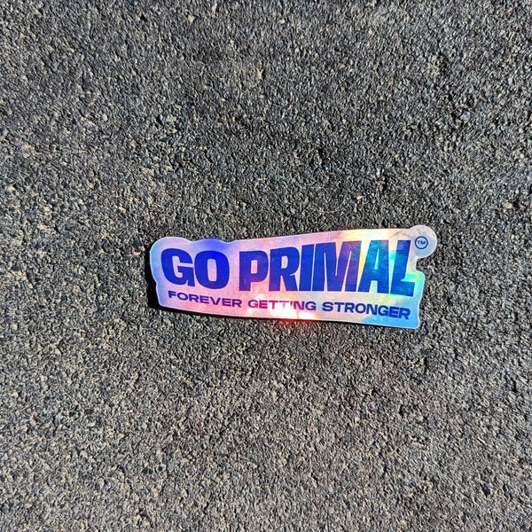 Sticker Holographic Logo - GO PRIMALGiftGO PRIMAL