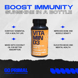 Strength & Immunity - Vitamin D3 - GO PRIMALSupplementGO PRIMAL