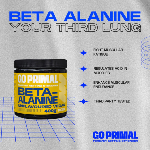 Ultrapure Beta Alanine - Unflavoured - GO PRIMALSupplementGO PRIMAL